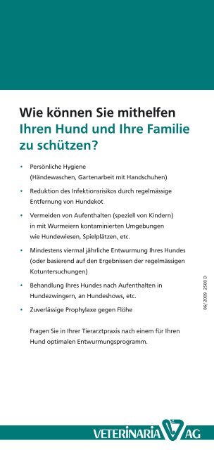 Entwurmung beim Hund - MSD Animal Health