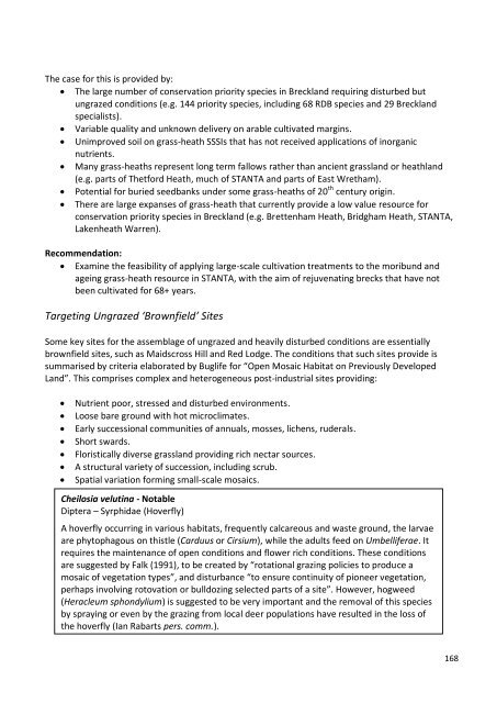 Securing Biodiversity in Breckland - European Commission