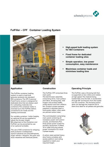 FulFiller – CFF Container Loading System - Redler Limited
