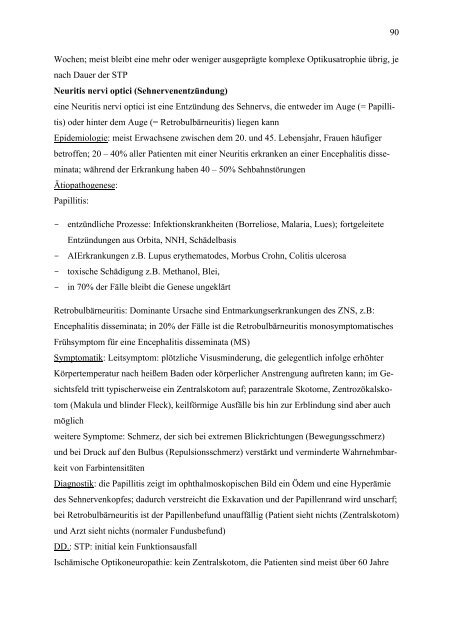 1 1. Ophthalmologische Untersuchung S. 1 - ÖH Med Wien Social