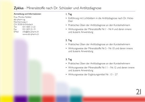 Jahresprogramm 2013a - Im Löwen