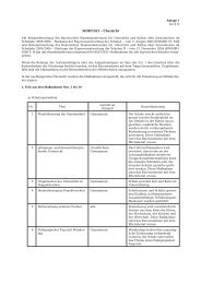 Anlage 1 MODUS21 - Übersicht