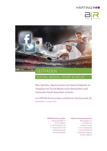 Leitfaden Social Media, Sport & Recht