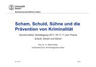 Scham, Schuld, Sühne und die Prävention von ... - Szondi-Institut