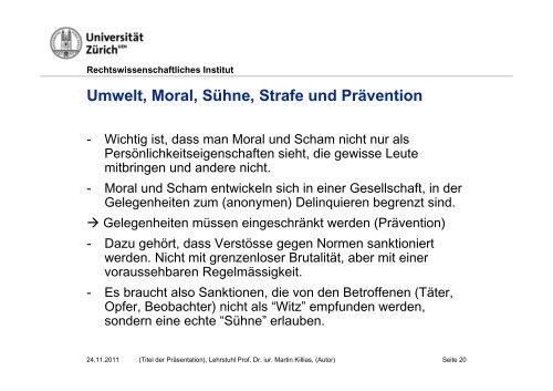 Scham, Schuld, Sühne und die Prävention von ... - Szondi-Institut