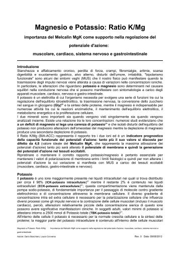 Regolazione del potenziale d'azione