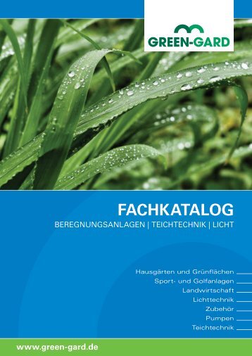 FACHKATALOG - Green-Gard GmbH