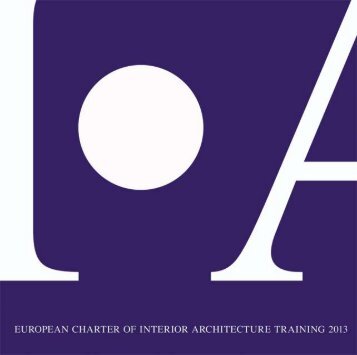 European charter of Interior Architecture Training 2013 - Bni