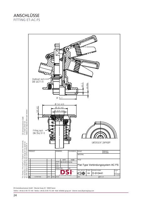 ET-AC-FS und ET-GR-FS Print.pdf - DSI Getränkearmaturen GmbH