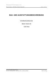 BAU- UND AUSSTATTUNGSBESCHREIBUNG - Buwog