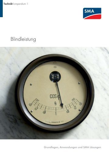 TechnikKompendium 1 - Blindleistung - SMA Solar Technology AG