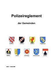 Polizeireglement - Waltenschwil