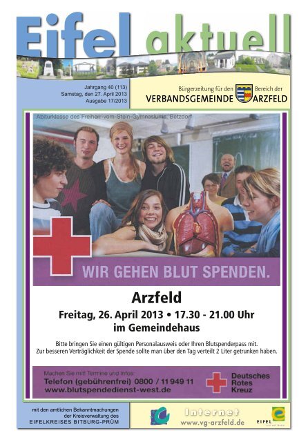 Ausgabe 17 - Verbandsgemeinde Arzfeld