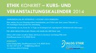 ETHIK KONKRET – KURS- UND ... - Dialog Ethik