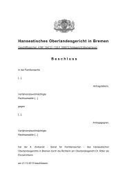 4-WF-13-134 anonym - Hanseatisches Oberlandesgericht Bremen
