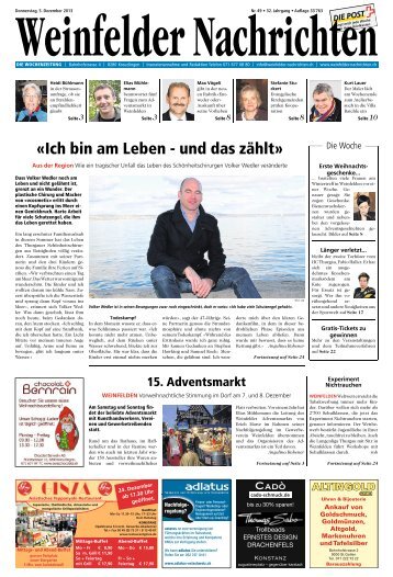 «Ich bin am Leben - und das zählt» - Aktuelle Ausgabe