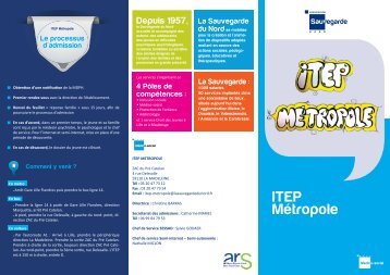 ITEP Métropole - Association Sauvegarde Nord