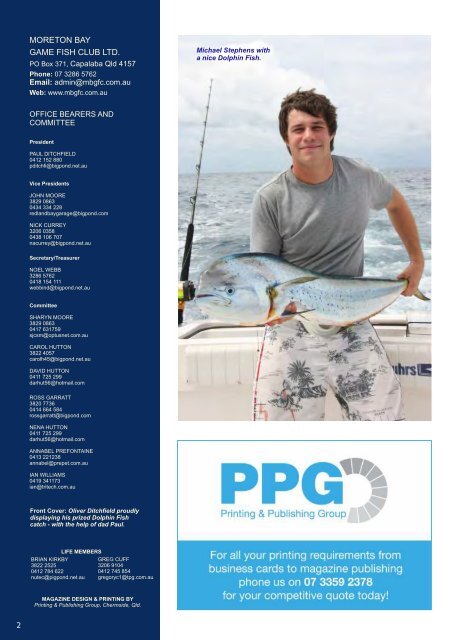 MBGFC Magazine 2013 02 - Moreton Bay Game Fish Club