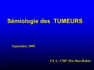 Sémiologie des TUMEURS - 2win.ma