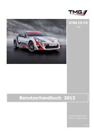 Benutzerhandbuch - Toyota Motorsport GmbH