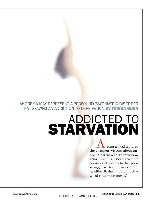 Addicted to Starvation - Trisha Gura
