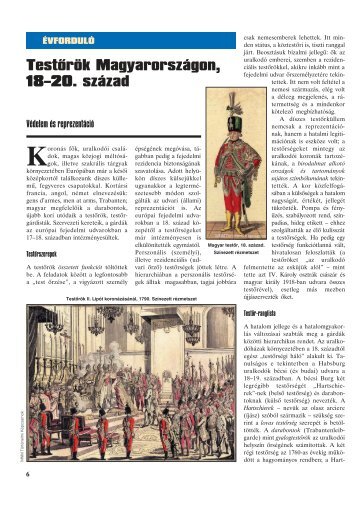 SÁGVÁRI GYÖRGY: Testőrök Magyarországon, 18–20. század