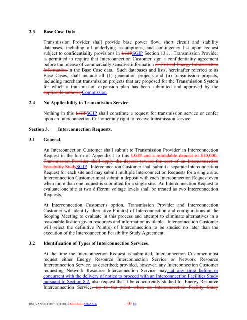 Appendix D - BC Hydro - Transmission