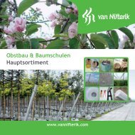 Obstbau & Baumschulen Hauptsortiment - Van Nifterik