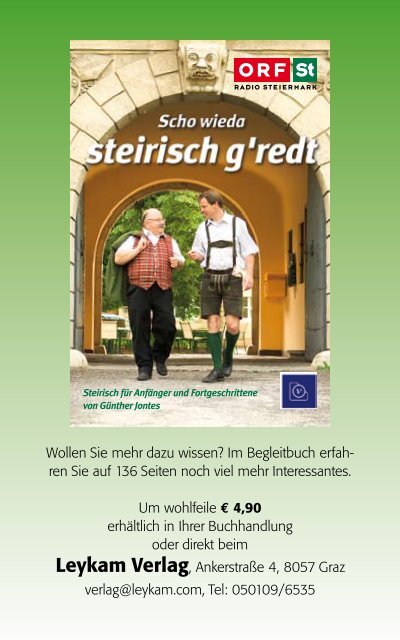 steirisch g'redt - ORF