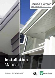 Installation Manual - James Hardie