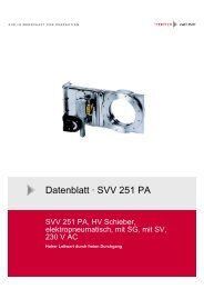 Datenblatt · SVV 251 PA - Pfeiffer Vacuum
