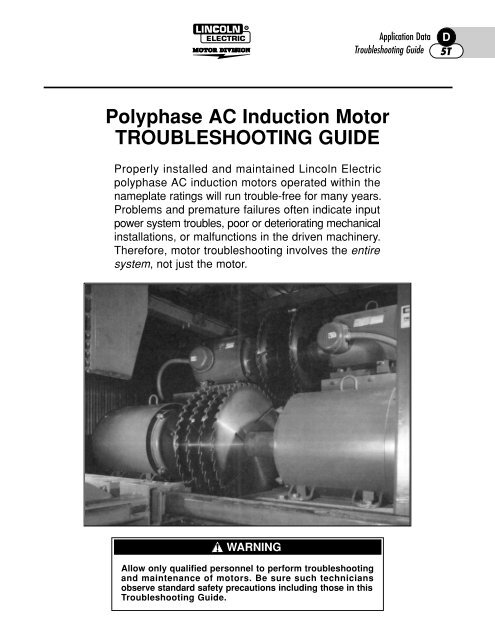 Polyphase AC Induction Motor TROUBLESHOOTING GUIDE