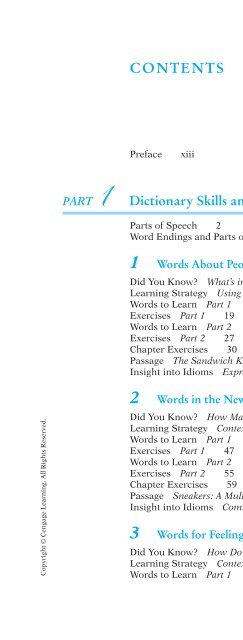 The World of Words: Vocabulary for College Success ... - eLibrary