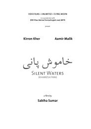 Silent Waters - Unlimited and Vidhi Films