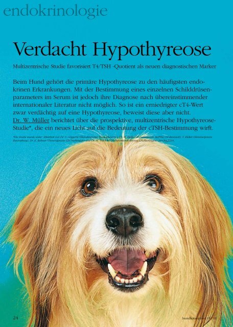 Verdacht Hypothyreose - Alomed