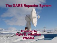 The GARS Repeater System - Gwinnett ARES