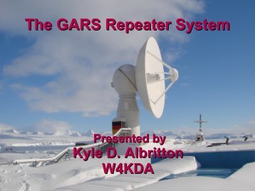 The GARS Repeater System - Gwinnett ARES