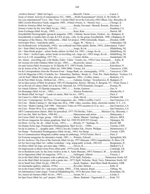 Network Atlas by Geza Perneczky - Ruud Janssen