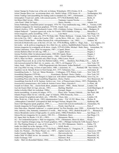 Network Atlas by Geza Perneczky - Ruud Janssen