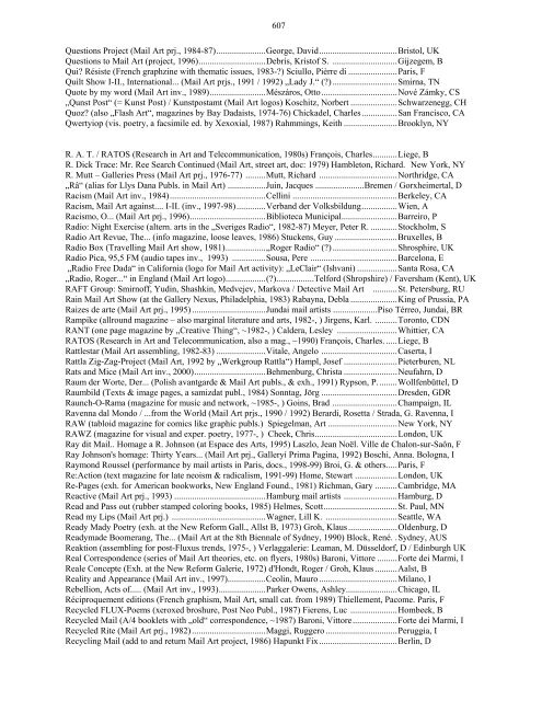 Network Atlas by Geza Perneczky - Ruud Janssen