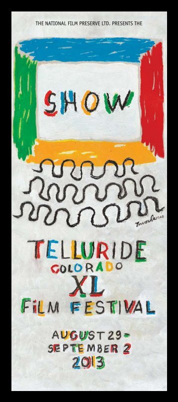 program guide - Telluride Film Festival