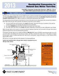 Residential Conversion to Natural Gas Meter Turn-Ons