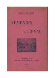 Georg Brandes Armenien und europa 1903