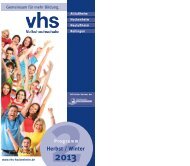 Programmheft 2013-2 - VHS Hockenheim