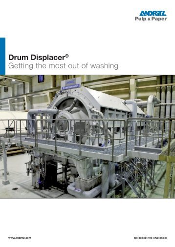 Drum Displacer® Getting the most out of washing - Andritz