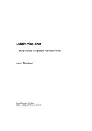 Luktimmissioner -Hur påverkas fastighetens marknadsvärde?