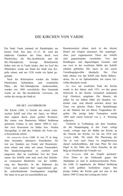 DIE KIRCHEN VON VARDE - Danmarks Kirker