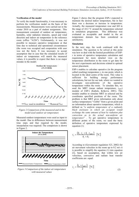 Simulation In Control System Sensor Location Design - ibpsa