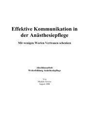 Effektive Kommunikation in der Anästhesiepflege