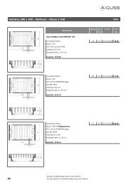 38 Aufsätze 300 x 500 – Pultform – Klasse C 250 PG1